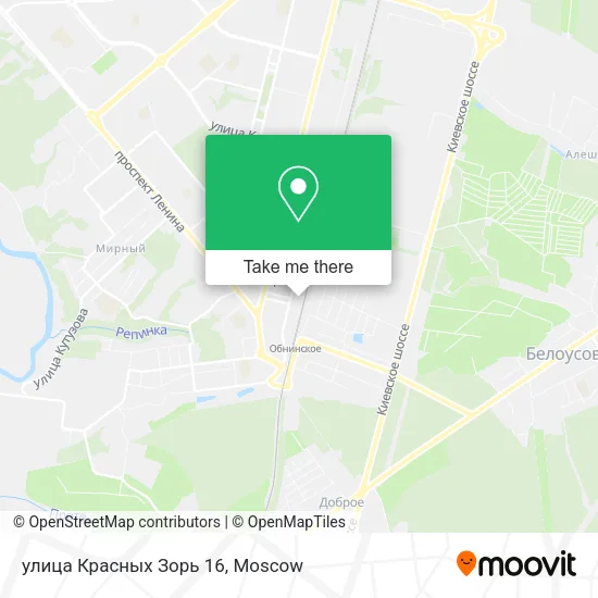 улица Красных Зорь 16 map