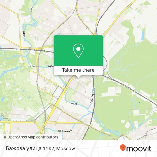 Бажова улица 11к2 map