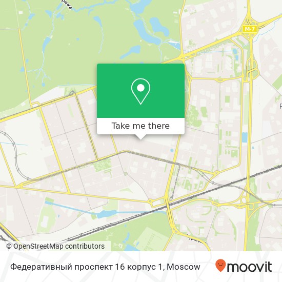 Федеративный проспект 16 корпус 1 map