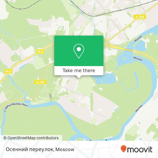 Осенний переулок map