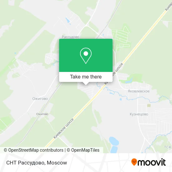 СНТ Рассудово map