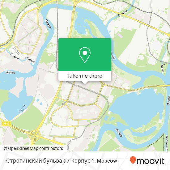 Строгинский бульвар 7 корпус 1 map