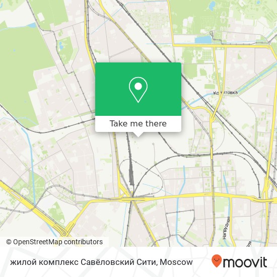 жилой комплекс Савёловский Сити map