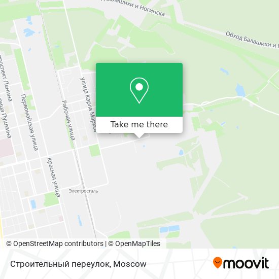 Строительный переулок map