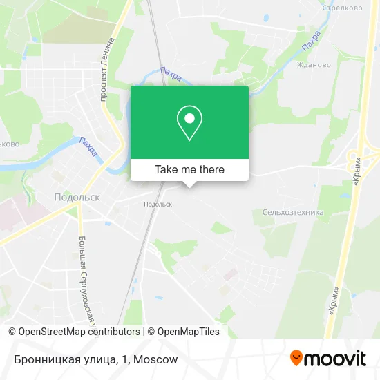 Бронницкая улица, 1 map