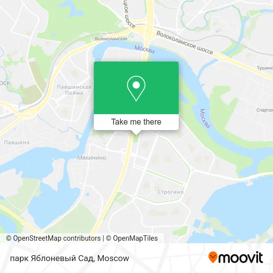 парк Яблоневый Сад map