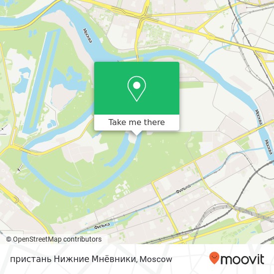 пристань Нижние Мнёвники map