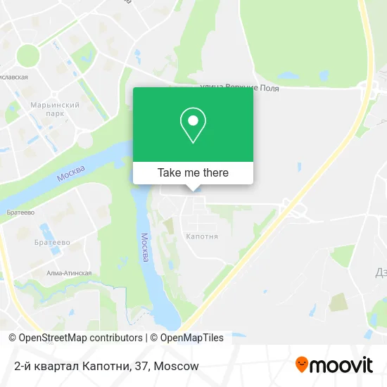 2-й квартал Капотни, 37 map