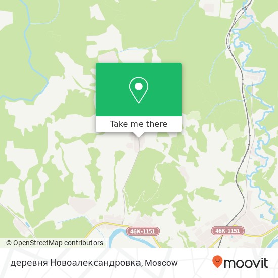 деревня Новоалександровка map