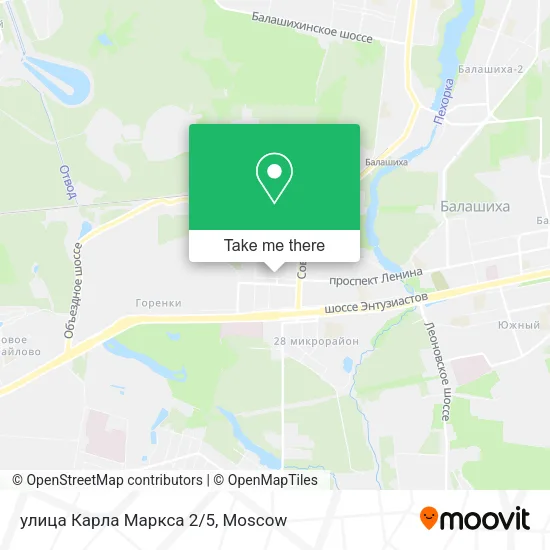 улица Карла Маркса 2/5 map