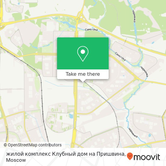 жилой комплекс Клубный дом на Пришвина map