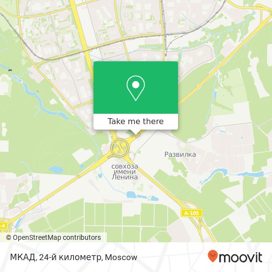МКАД, 24-й километр map