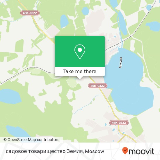 садовое товарищество Земля map