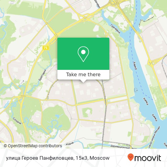 улица Героев Панфиловцев, 15к3 map