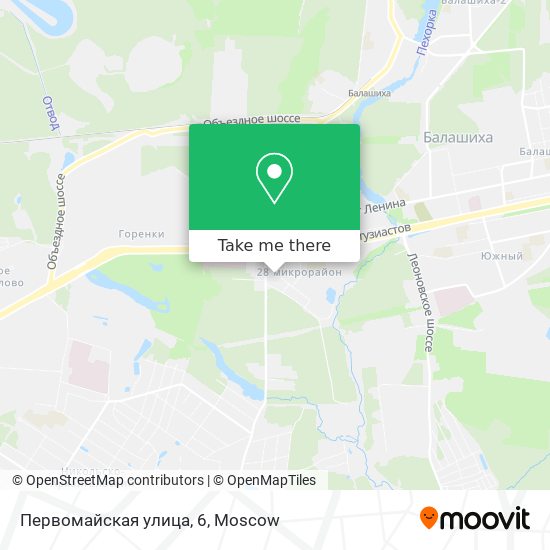 Первомайская улица, 6 map