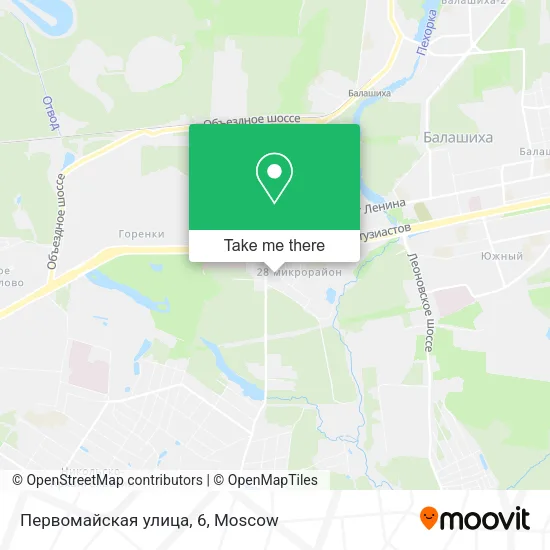 Первомайская улица, 6 map