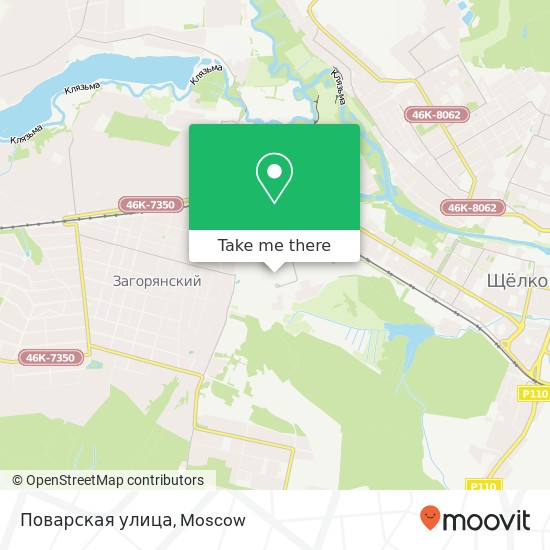 Поварская улица map
