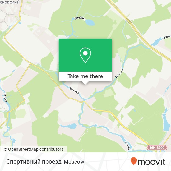 Спортивный проезд map