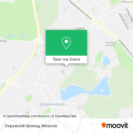 Окружной проезд map