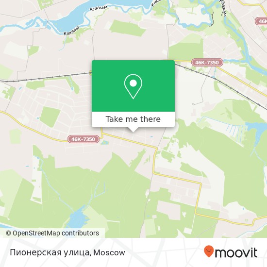 Пионерская улица map