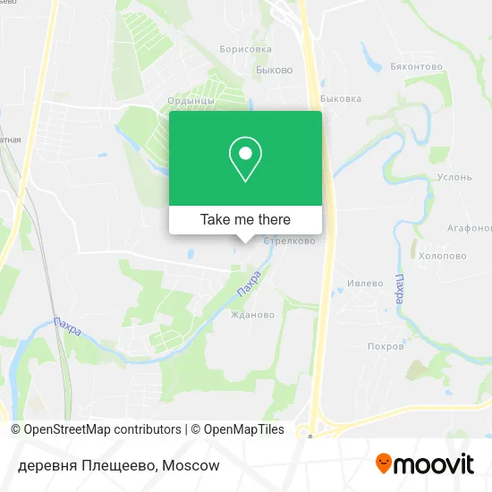 деревня Плещеево map