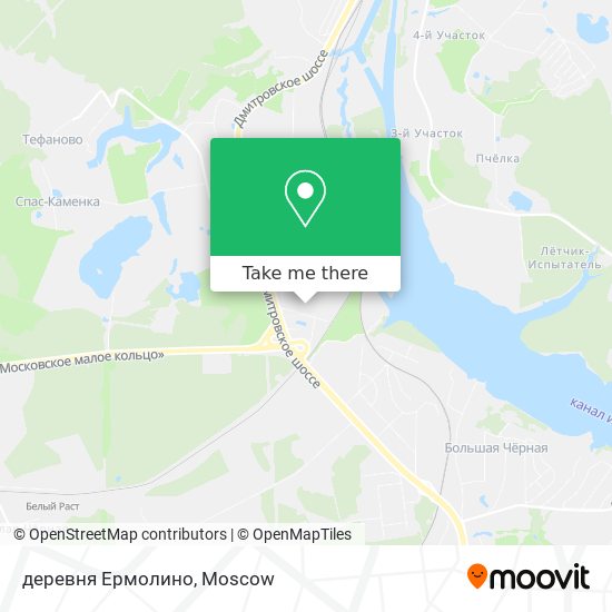 деревня Ермолино map