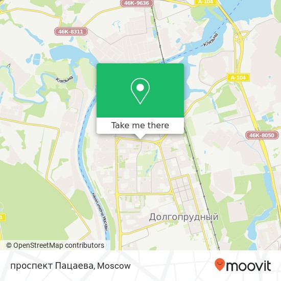 проспект Пацаева map