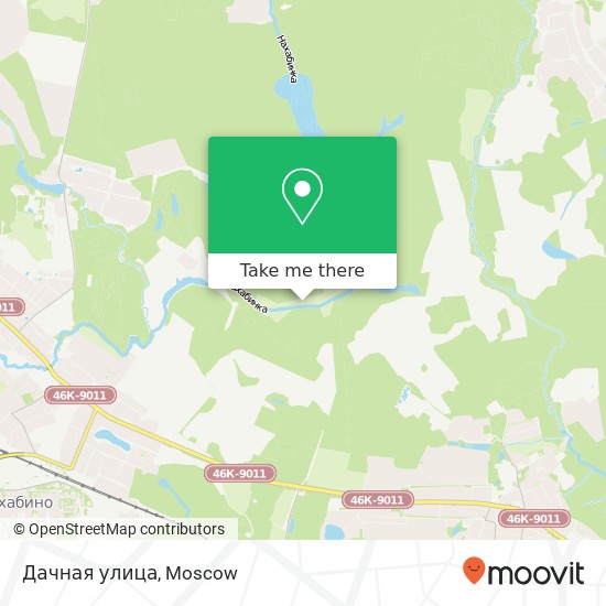 Дачная улица map