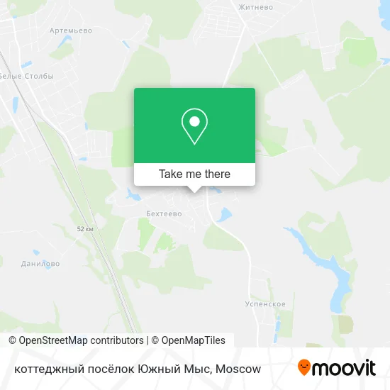 коттеджный посёлок Южный Мыс map
