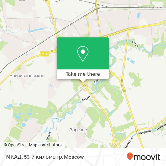 МКАД, 53-й километр map
