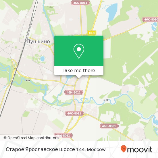 Старое Ярославское шоссе 144 map