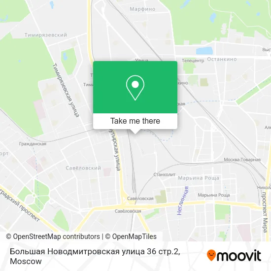 Большая Новодмитровская улица 36 стр.2 map
