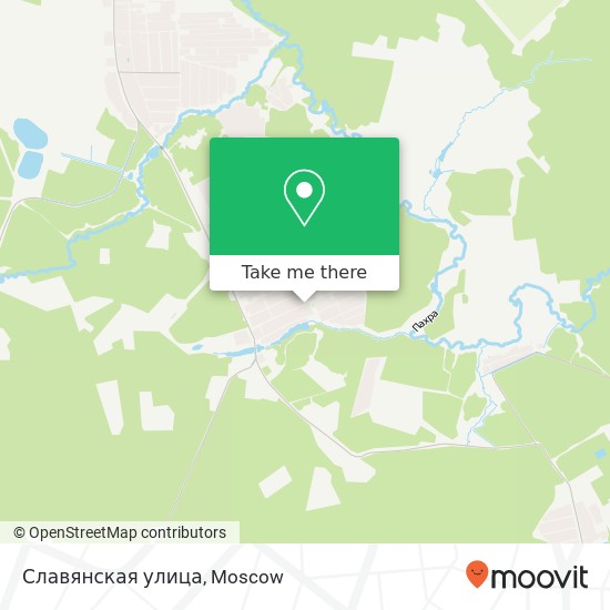 Славянская улица map