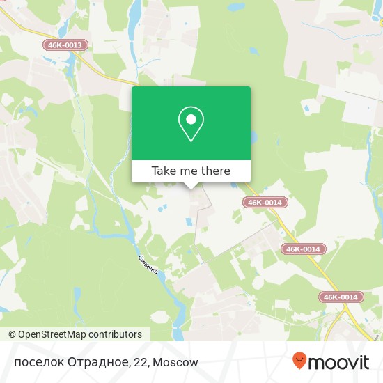 поселок Отрадное, 22 map