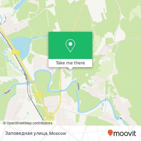 Заповедная улица map