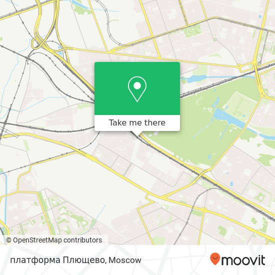 платформа Плющево map