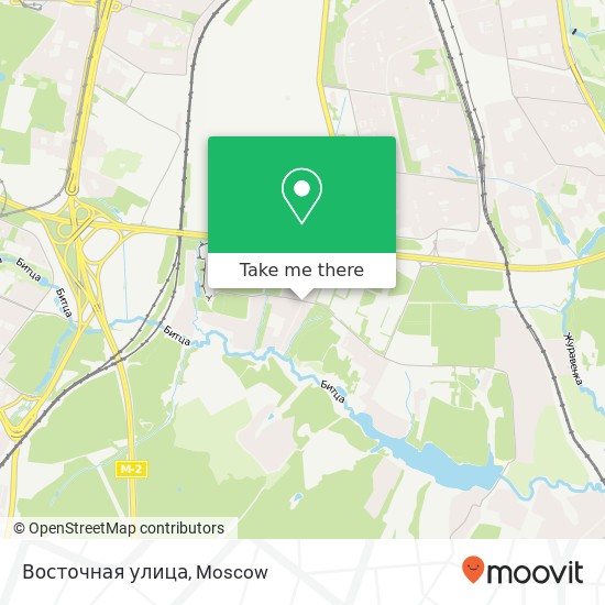 Восточная улица map