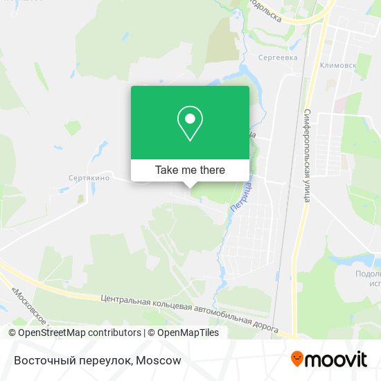 Восточный переулок map