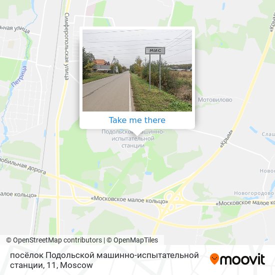 посёлок Подольской машинно-испытательной станции, 11 map