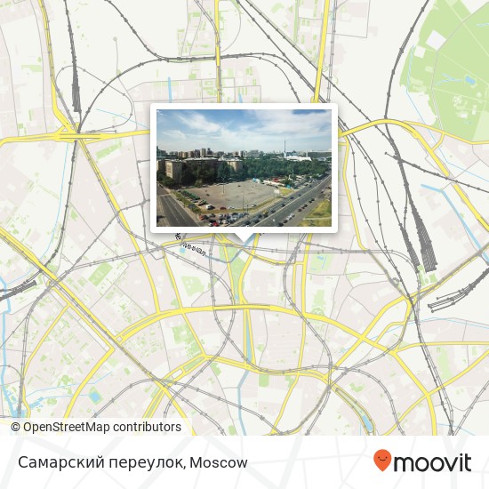 Самарский переулок map