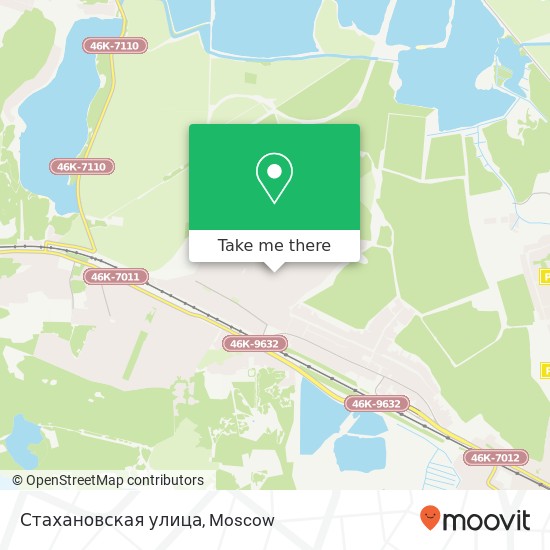 Стахановская улица map