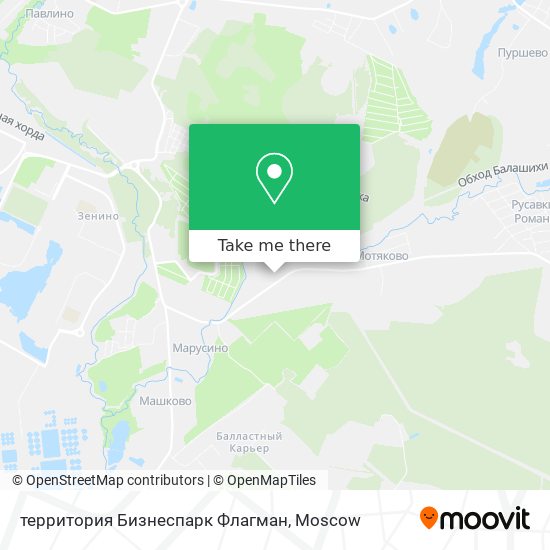 территория Бизнеспарк Флагман map