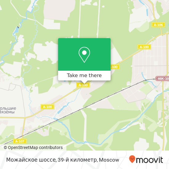 Можайское шоссе, 39-й километр map