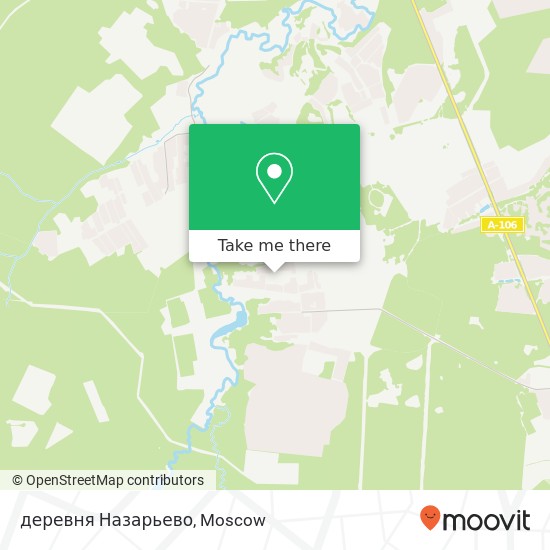 деревня Назарьево map