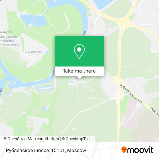 Рублёвское шоссе, 151к1 map