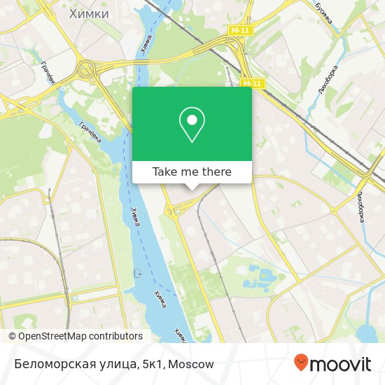 Беломорская улица, 5к1 map