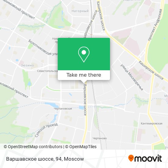 Варшавское шоссе, 94 map