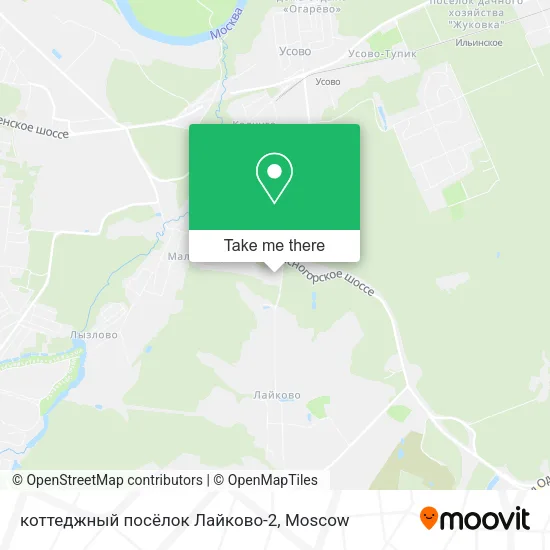 коттеджный посёлок Лайково-2 map