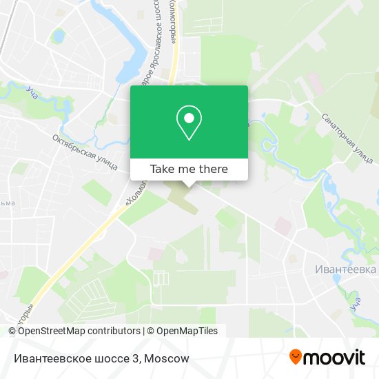 Ивантеевское шоссе 3 map