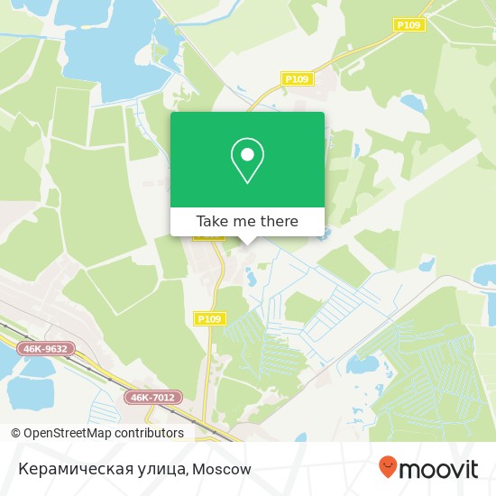 Керамическая улица map